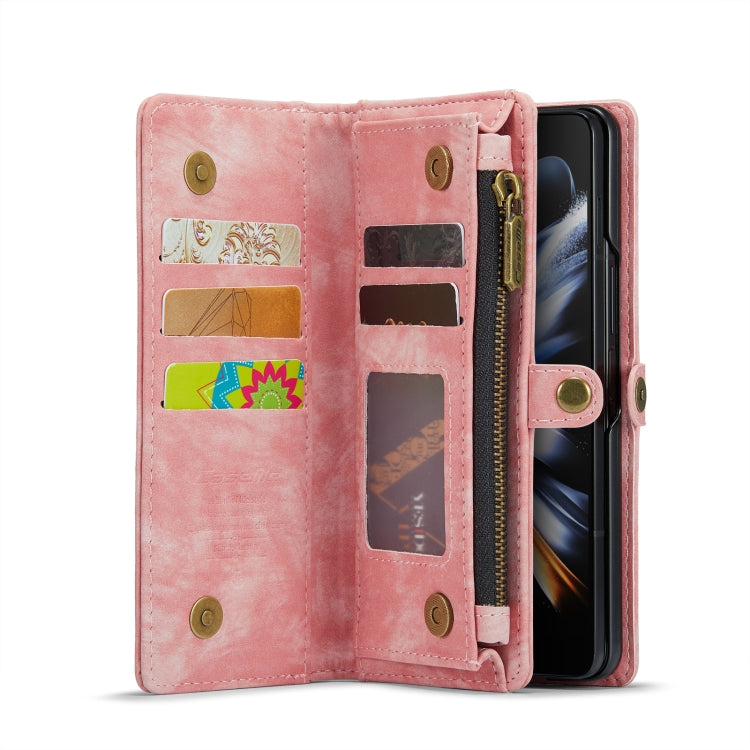 For Samsung Galaxy Z Fold4 CaseMe 008 Detachable Multifunctional Leather Phone Case(Pink) - Galaxy Phone Cases by CaseMe | Online Shopping UK | buy2fix