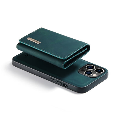 For iPhone 14 Pro Max DG.MING M1 Series 3-Fold Multi Card Wallet Leather Case(Green) by DG.MING