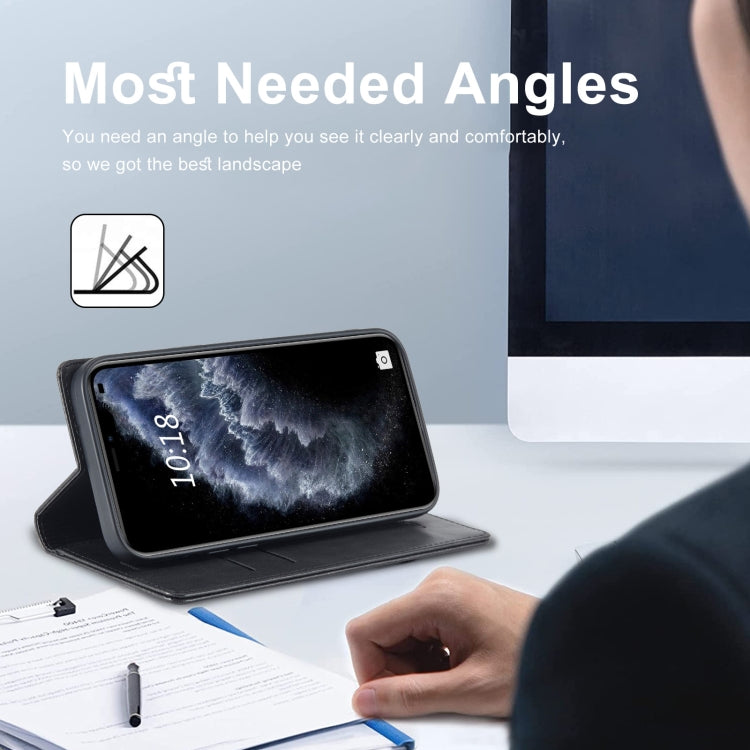 For iPhone 11 Pro LC.IMEEKE RFID Anti-theft Leather Phone Case(Black) - iPhone 11 Pro Cases by LC.IMEEKE | Online Shopping UK | buy2fix