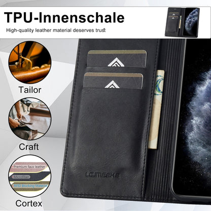 For iPhone 11 Pro LC.IMEEKE RFID Anti-theft Leather Phone Case(Black) - iPhone 11 Pro Cases by LC.IMEEKE | Online Shopping UK | buy2fix