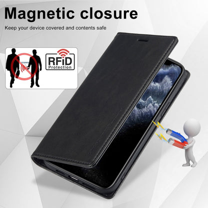 For iPhone 11 Pro LC.IMEEKE RFID Anti-theft Leather Phone Case(Black) - iPhone 11 Pro Cases by LC.IMEEKE | Online Shopping UK | buy2fix
