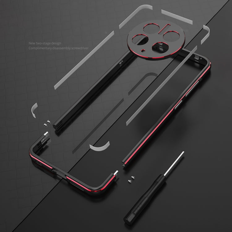For Huawei Mate 50 Pro LK Aurora Metal Phone Frame with Lens Cover(Silver) - Huawei Cases by buy2fix | Online Shopping UK | buy2fix