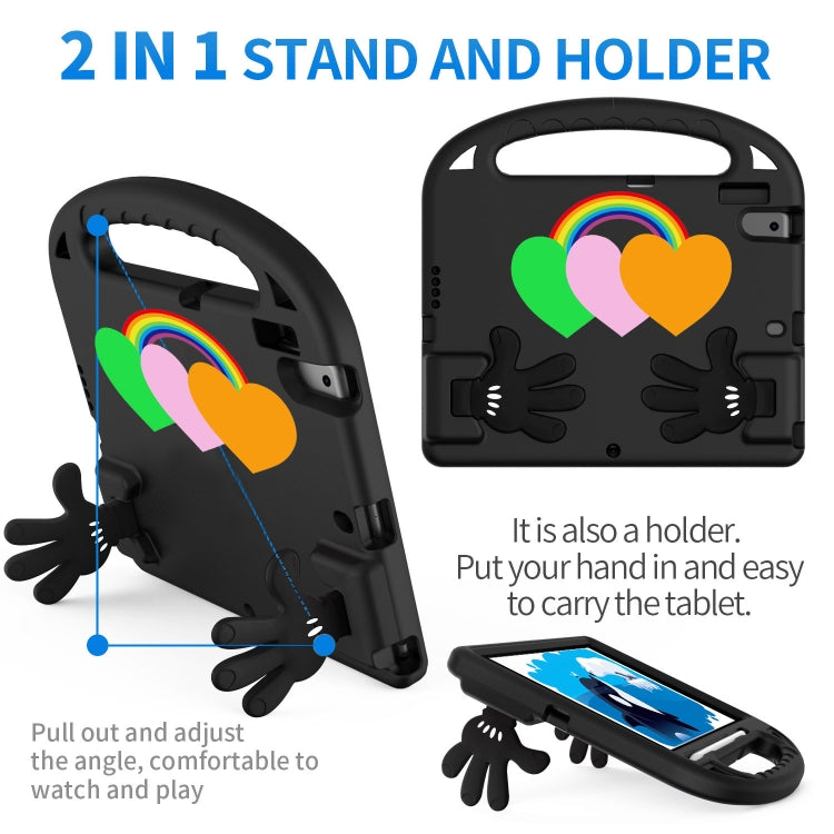 For iPad 10.2 / iPad Pro 10.5 Love Small Palm Holder EVA Tablet Case(Black) - iPad 10.2 Cases by buy2fix | Online Shopping UK | buy2fix