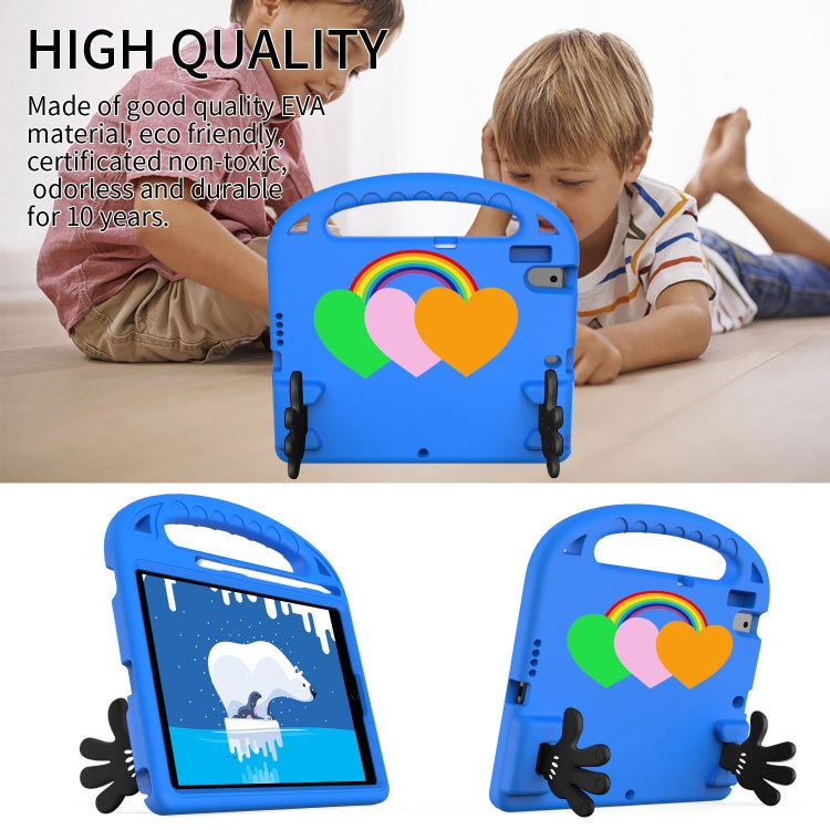 For iPad 10.2 / iPad Pro 10.5 Love Small Palm Holder EVA Tablet Case(Blue) - iPad 10.2 Cases by buy2fix | Online Shopping UK | buy2fix
