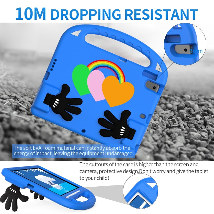 For iPad 10.2 / iPad Pro 10.5 Love Small Palm Holder EVA Tablet Case(Blue) - iPad 10.2 Cases by buy2fix | Online Shopping UK | buy2fix