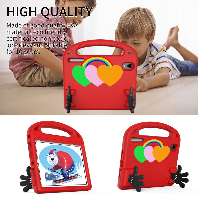 For iPad mini 2024 / mini 6 Love Small Palm Holder EVA Tablet Case(Red) - iPad mini 6 Cases by buy2fix | Online Shopping UK | buy2fix