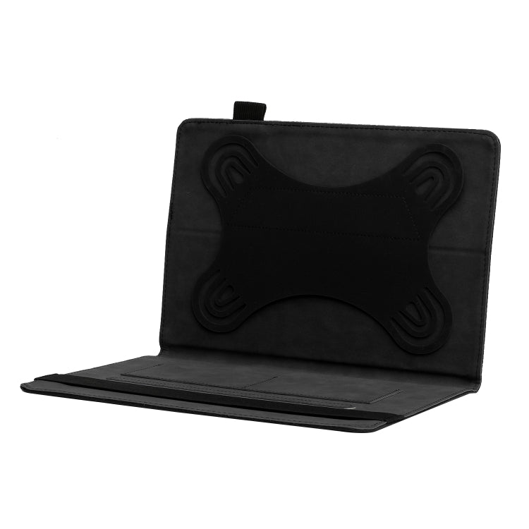 For 8 inch Life Tree Pattern Flip Universal Leather Tablet Case(Black) - 8 inch by buy2fix | Online Shopping UK | buy2fix
