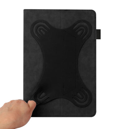 For 8 inch Life Tree Pattern Flip Universal Leather Tablet Case(Black) - 8 inch by buy2fix | Online Shopping UK | buy2fix