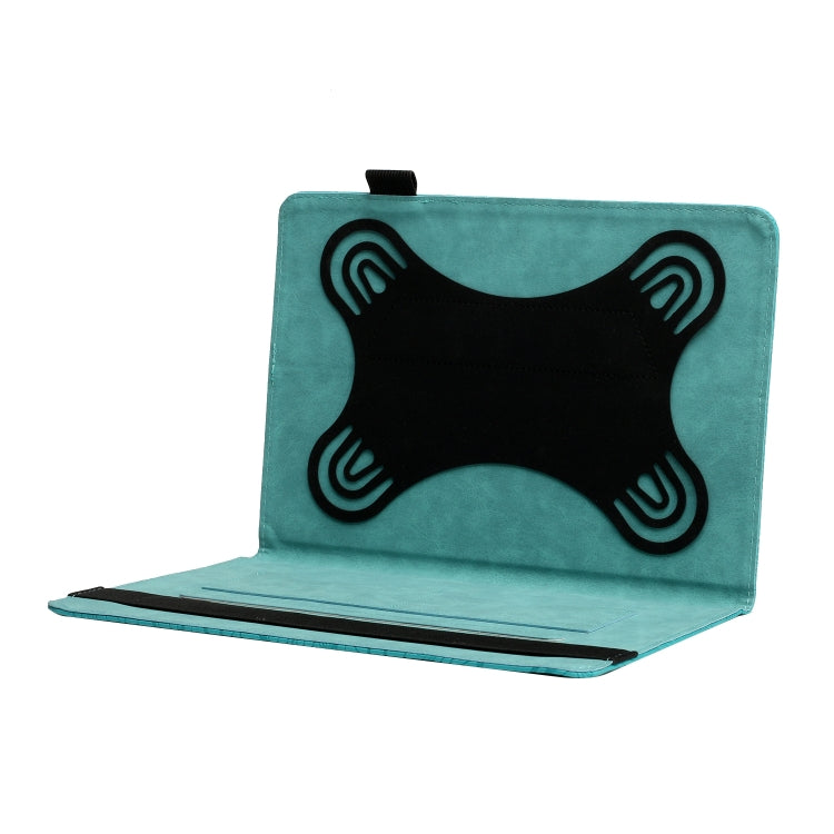 For 8 inch Life Tree Pattern Flip Universal Leather Tablet Case(Blue) - 8 inch by buy2fix | Online Shopping UK | buy2fix