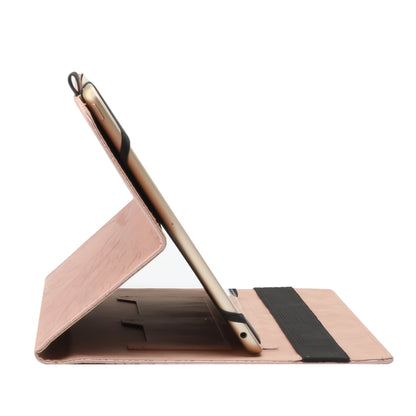 For 10 inch Life Tree Pattern Flip Universal Leather Tablet Case(Rose Gold) - 10 - 11 inch by buy2fix | Online Shopping UK | buy2fix