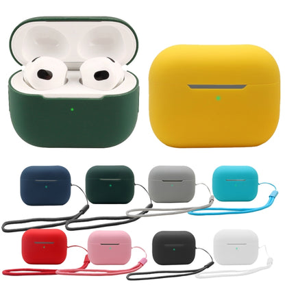 For AirPods Pro 2 2.0mm Solid Color Silicone Protective Cover(Black) - For AirPods Pro 2 by buy2fix | Online Shopping UK | buy2fix