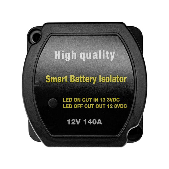 12V 140A Car Yacht RV Smart Dual Battery Isolation Controller with Relay
