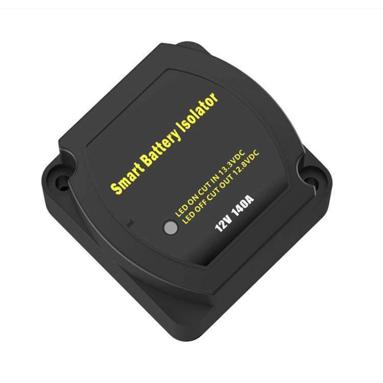 12V 140A Car Yacht RV Smart Dual Battery Isolation Controller with Relay by buy2fix
