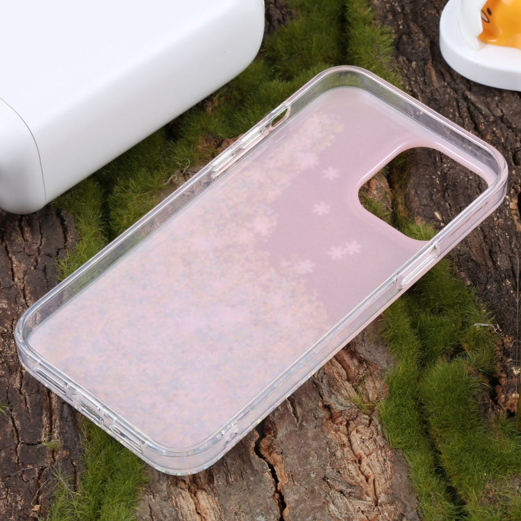 For iPhone 14 Pro Max DFANS DESIGN Snowflake Starlight Shining Phone Case(Pink) - iPhone 14 Pro Max Cases by DFANS DESIGN | Online Shopping UK | buy2fix