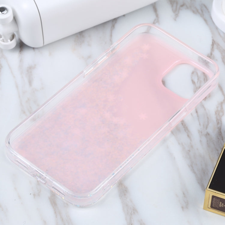 For iPhone 14 DFANS DESIGN Snowflake Starlight Shining Phone Case(Pink) - iPhone 14 Cases by DFANS DESIGN | Online Shopping UK | buy2fix