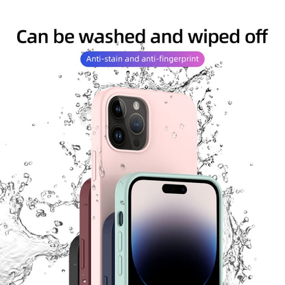 For iPhone 14 Pro Mutural Yuemu Series Liquid Silicone Microfiber Case(Pink) - iPhone 14 Pro Cases by Mutural | Online Shopping UK | buy2fix