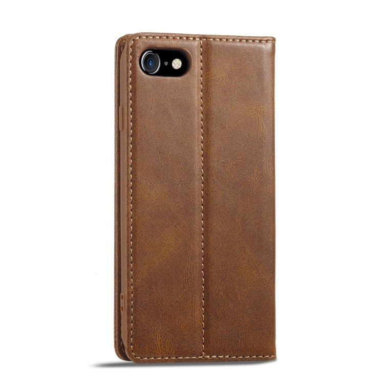 For iPhone 8 Plus / 7 Plus LC.IMEEKE RFID Anti-theft Leather Phone Case(Brown) - More iPhone Cases by LC.IMEEKE | Online Shopping UK | buy2fix