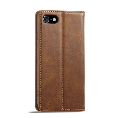 For iPhone 8 Plus / 7 Plus LC.IMEEKE RFID Anti-theft Leather Phone Case(Brown) - More iPhone Cases by LC.IMEEKE | Online Shopping UK | buy2fix