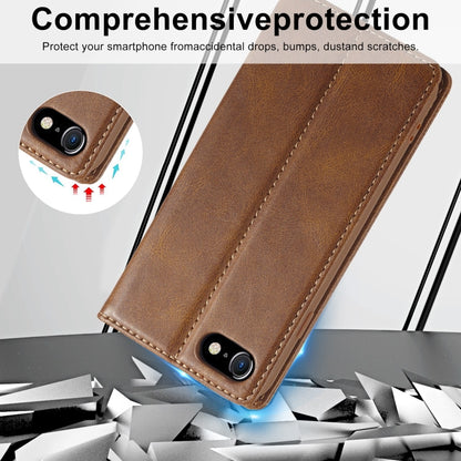 For iPhone 8 Plus / 7 Plus LC.IMEEKE RFID Anti-theft Leather Phone Case(Brown) - More iPhone Cases by LC.IMEEKE | Online Shopping UK | buy2fix