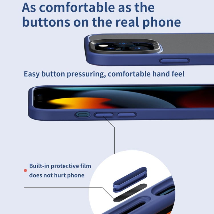 For iPhone 14 Pro Max ROCK Guard Skin-feel Phone Case(Black) - iPhone 14 Pro Max Cases by ROCK | Online Shopping UK | buy2fix