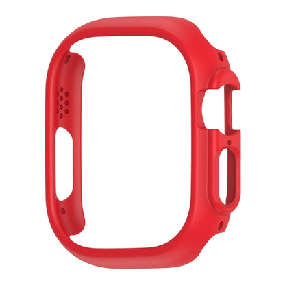 For Apple Watch Ultra 3 / 2 / 1 49mm PC Hollow Electroplating Protective Case(Red) by buy2fix