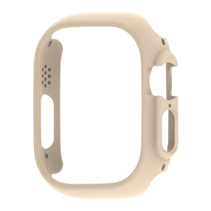 For Apple Watch Ultra 3 / 2 / 1 49mm PC Hollow Electroplating Protective Case(Light Pink) by buy2fix