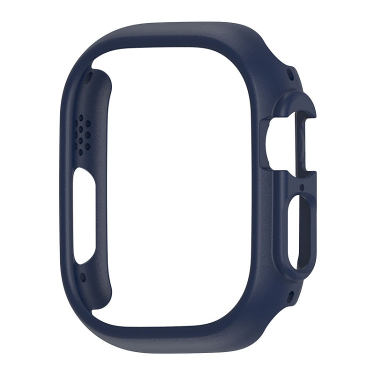 For Apple Watch Ultra 3 / 2 / 1 49mm PC Hollow Electroplating Protective Case(Dark Blue) by buy2fix