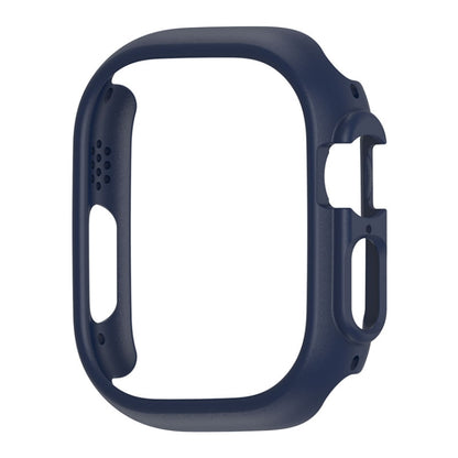 For Apple Watch Ultra 3 / 2 / 1 49mm PC Hollow Electroplating Protective Case(Dark Blue) by buy2fix