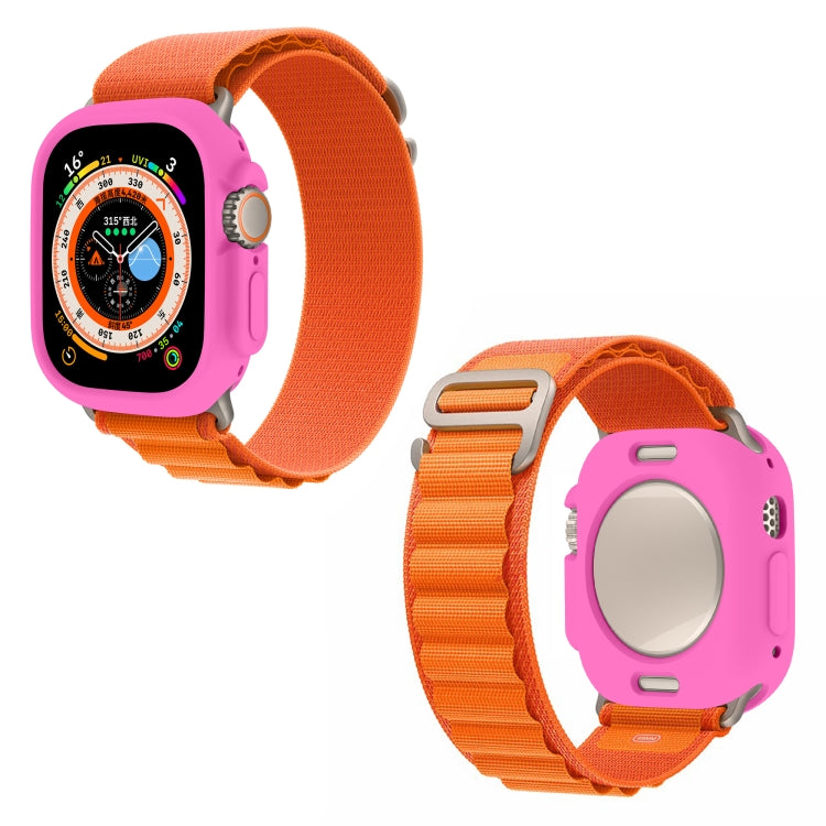 For Apple Watch Ultra 3 / 2 / 1 49mm Candy TPU Protective Case(Pink) by buy2fix