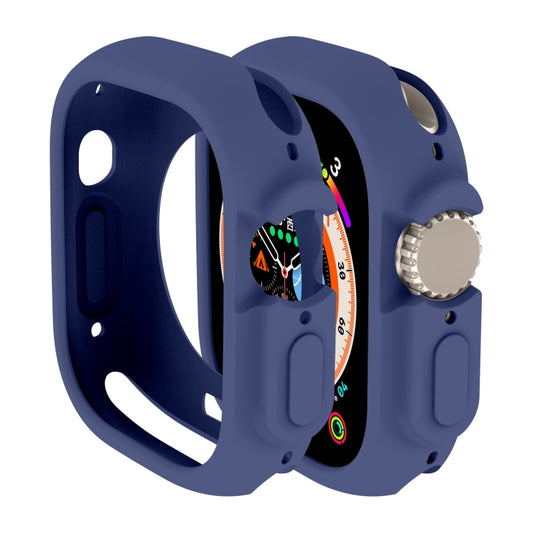 For Apple Watch Ultra 3 / 2 / 1 49mm Candy TPU Protective Case(Royal Blue) by buy2fix