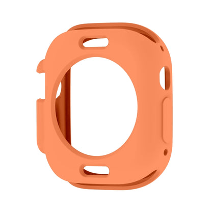 For Apple Watch Ultra 49mm Candy TPU Protective Case(Orange) by buy2fix