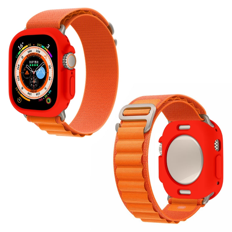 For Apple Watch Ultra 3 / 2 / 1 49mm Candy TPU Protective Case(Red) by buy2fix