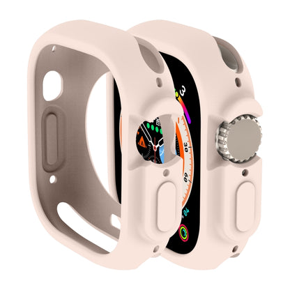 For Apple Watch Ultra 3 / 2 / 1 49mm Candy TPU Protective Case(Light Pink) by buy2fix