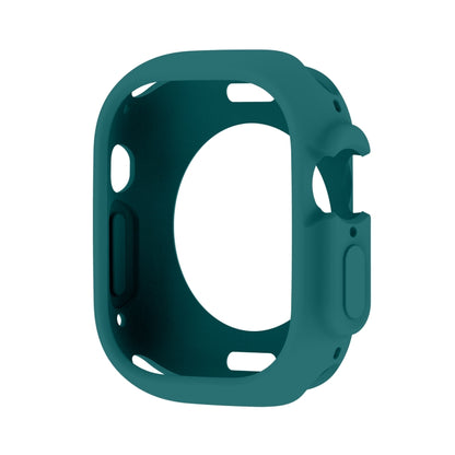 For Apple Watch Ultra 3 / 2 / 1 49mm Candy TPU Protective Case(Dark Green) by buy2fix