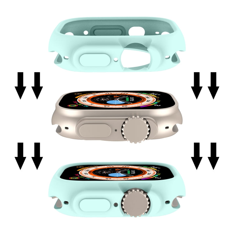 For Apple Watch Ultra 3 / 2 / 1 49mm Candy TPU Protective Case(Light Blue) by buy2fix