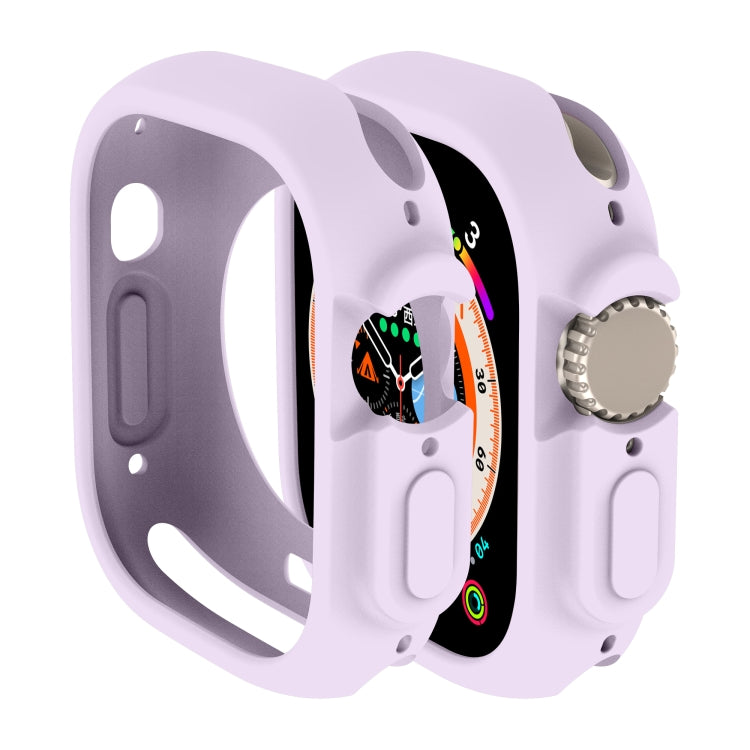 For Apple Watch Ultra 3 / 2 / 1 49mm Candy TPU Protective Case(Purple) by buy2fix