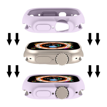 For Apple Watch Ultra 3 / 2 / 1 49mm Candy TPU Protective Case(Purple) by buy2fix