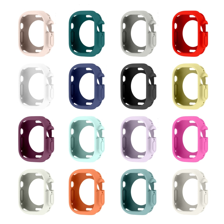 For Apple Watch Ultra 49mm Candy TPU Protective Case(Plum) - Watch Cases by buy2fix | Online Shopping UK | buy2fix