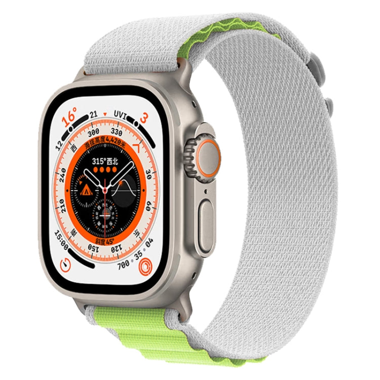 For Apple Watch Ultra 49mm Nylon Watch Band (Grey Green) by buy2fix