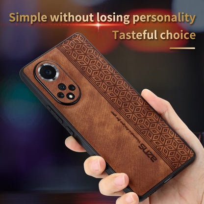For Honor 50 Pro / Huawei nova 9 Pro AZNS 3D Embossed Skin Feel Phone Case(Black) - Huawei Cases by AZNS | Online Shopping UK | buy2fix