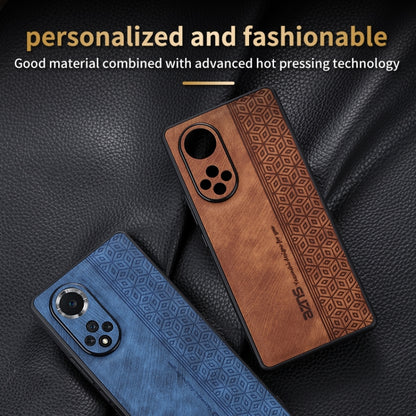 For Honor 50 Pro / Huawei nova 9 Pro AZNS 3D Embossed Skin Feel Phone Case(Black) - Huawei Cases by AZNS | Online Shopping UK | buy2fix