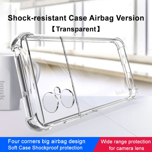 For Xiaomi Poco M4 5G imak Shockproof Airbag TPU Phone Case(Transparent) by imak