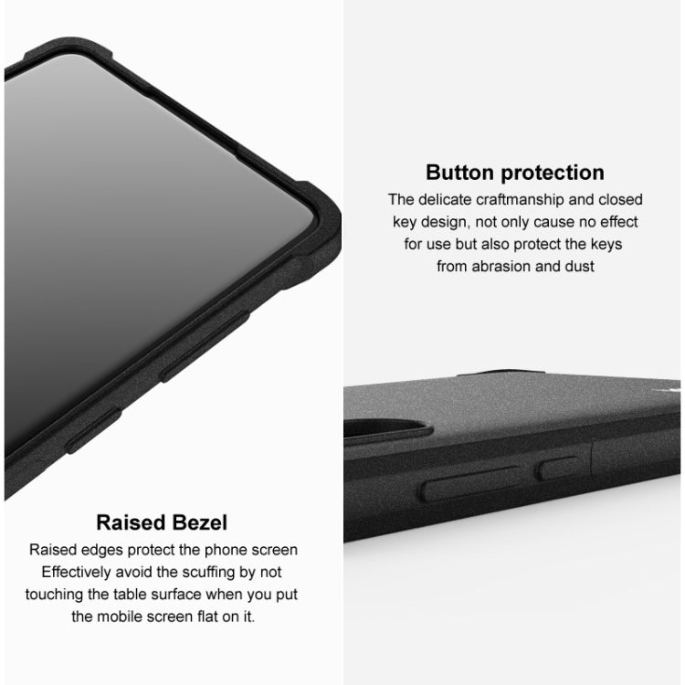 For iPhone 14 imak Shockproof Airbag TPU Phone Case(Matte Black) - iPhone 14 Cases by imak | Online Shopping UK | buy2fix