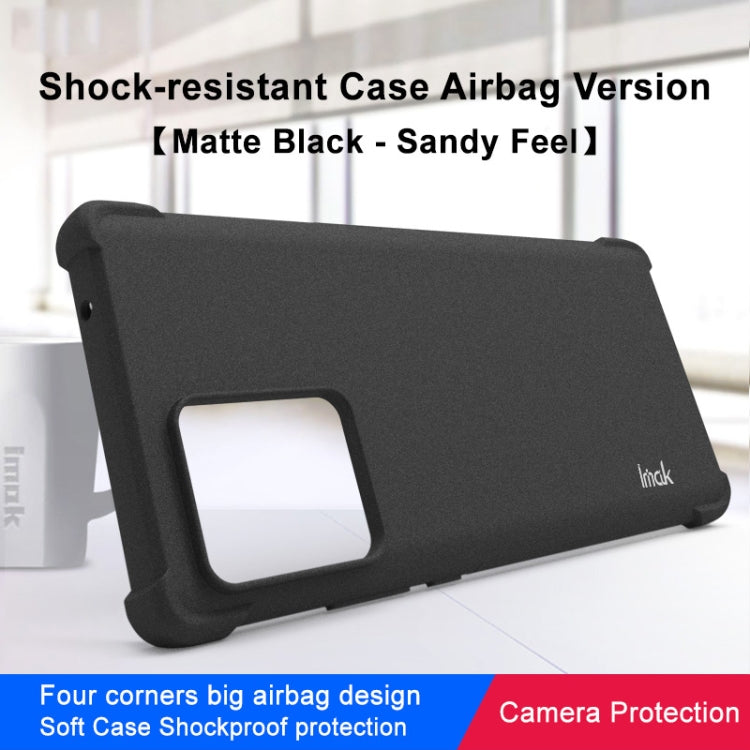 For Motorola Moto X30 Pro / Edge 30 Ultra imak Shockproof Airbag TPU Phone Case(Matte Black) - Motorola Cases by imak | Online Shopping UK | buy2fix