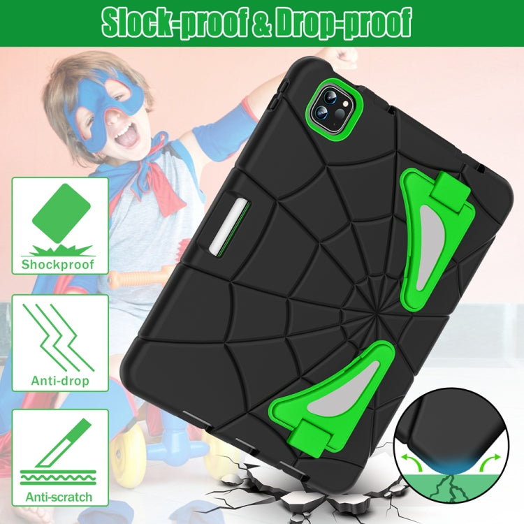 For iPad Pro 11 2018/2020/2021 / Air5 10.9 2022 / Air4 10.9 2020 Shockproof Protective Tablet Case(Black+Green) - iPad Pro 11 (2022/2021) Cases by buy2fix | Online Shopping UK | buy2fix