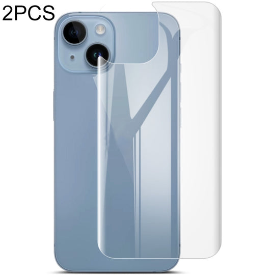 For iPhone 14 Plus 2pcs imak Curved Hydrogel Film Pnone Back Protector