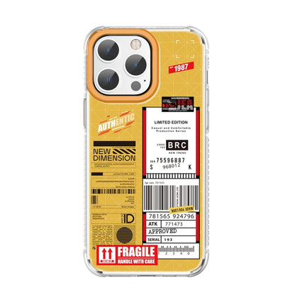 For iPhone 14 Pro Mutural Dual-side Laminating Printed TPU Phone Case(Yellow) - iPhone 14 Pro Cases by Mutural | Online Shopping UK | buy2fix