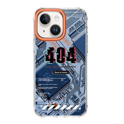 For iPhone 14 Mutural Modern Series Circuit Board Printed Phone Case(Blue) - iPhone 14 Cases by Mutural | Online Shopping UK | buy2fix