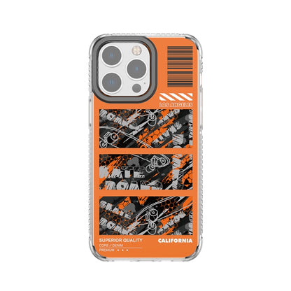 For iPhone 14 Pro Mutural Camouflage Series Phone Case(Orange) - iPhone 14 Pro Cases by Mutural | Online Shopping UK | buy2fix