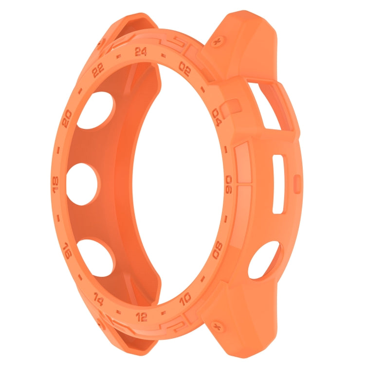 For Garmin Enduro2 / Tactix7 Armor Hollow TPU Watch Case(Orange) by buy2fix